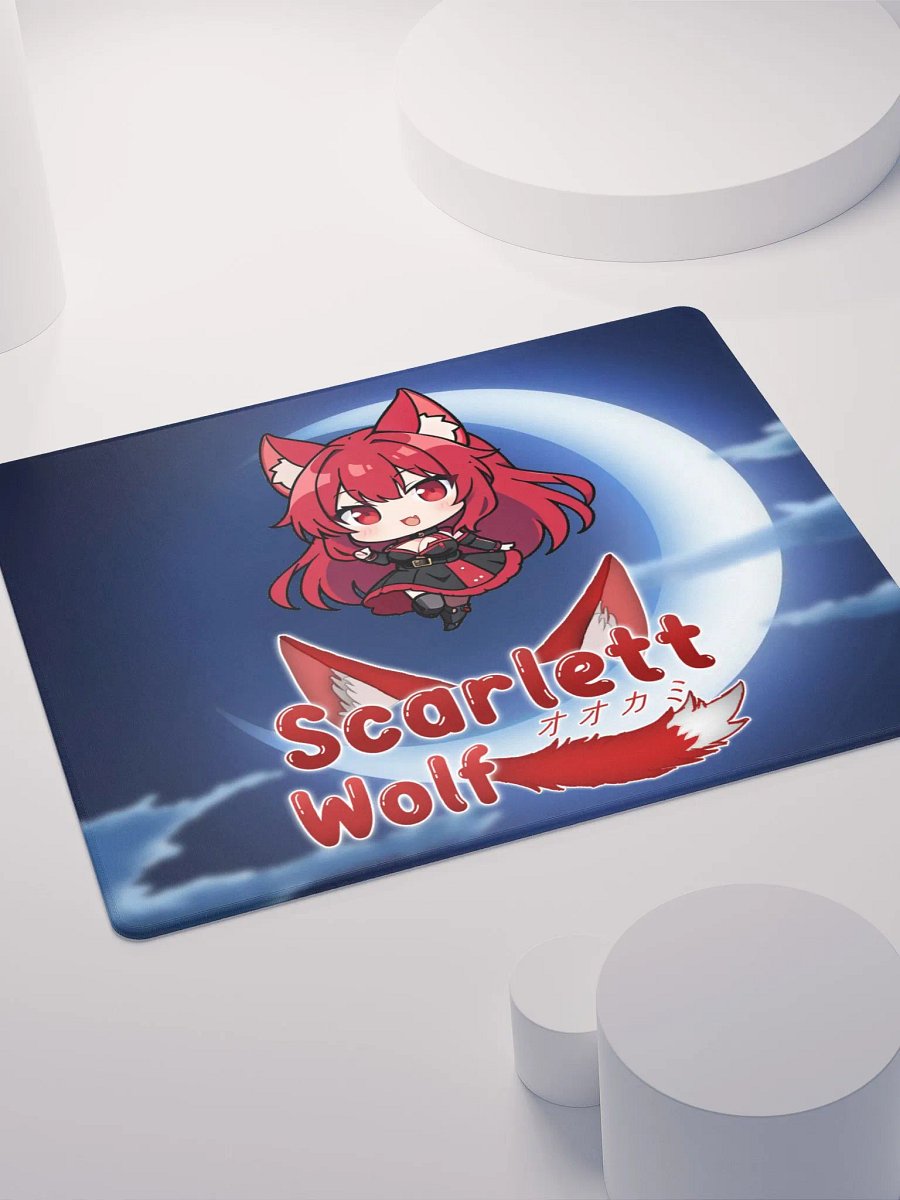 Scarlett Wolf Blue Moon Gamming Mouse Pad product image (7)