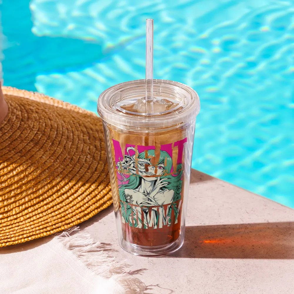 Body Horror Meat Mommy Plastic Tumbler product image (11)