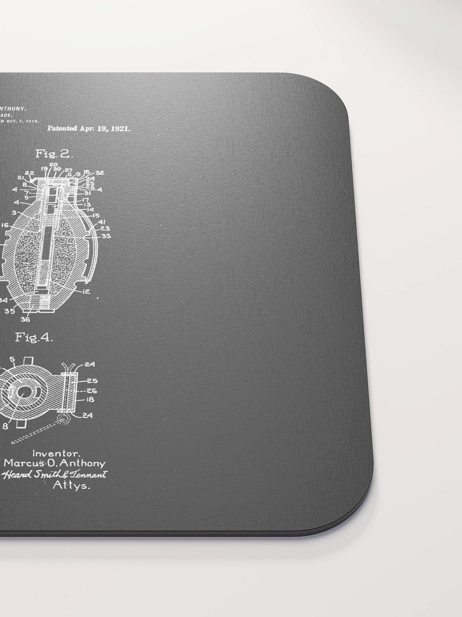 Mk2 Grenade Patent Mouse Pad product image (5)