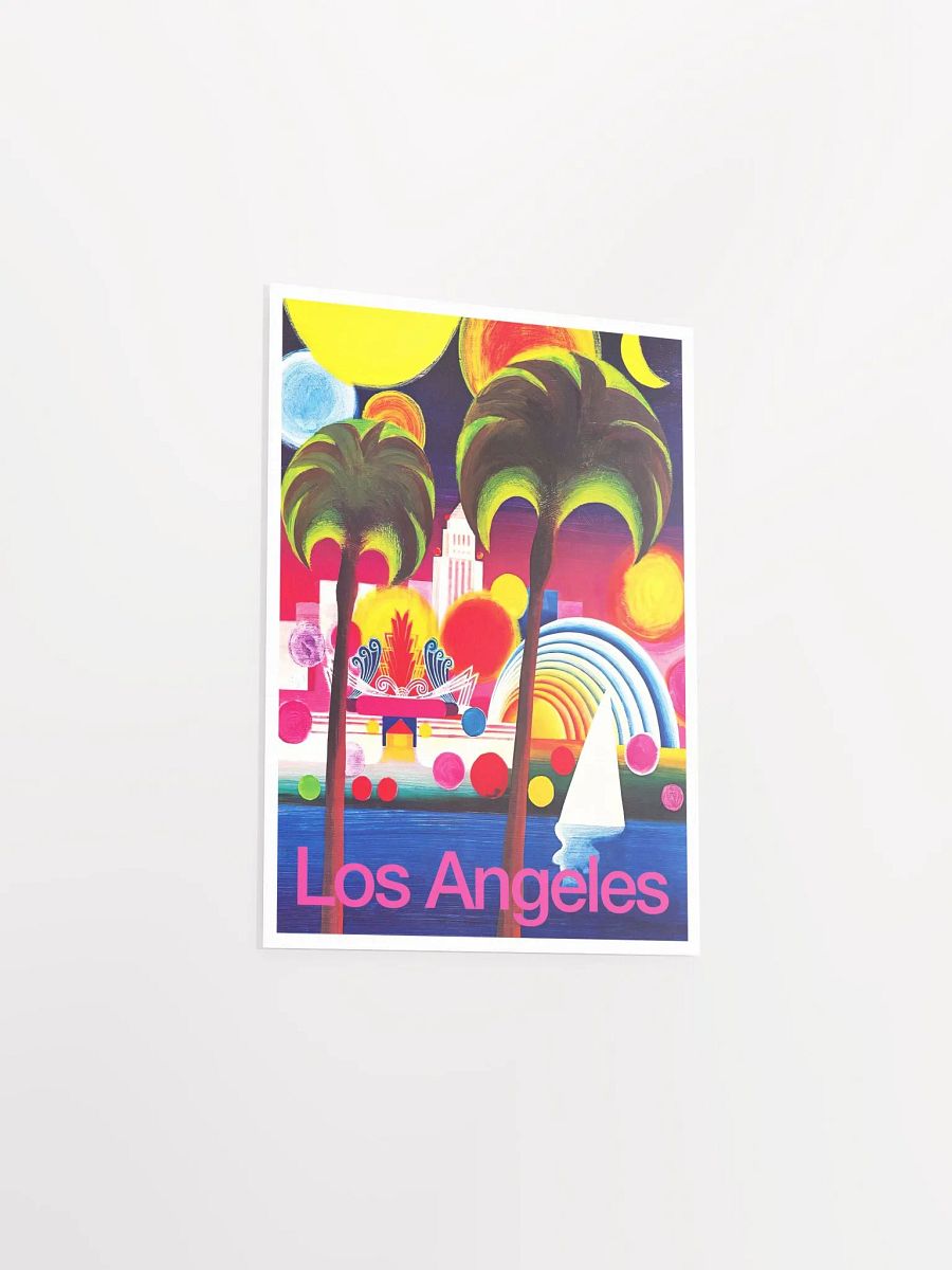 Los Angeles, USA, 1960s — retro vintage travel poster, retro travel art, retro travel wall art, LGBT art poster product image (8)