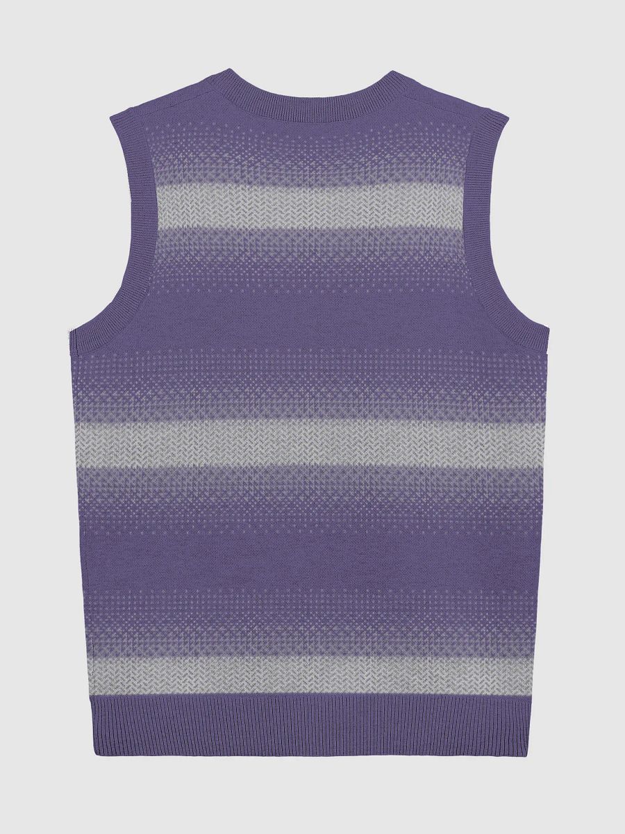 Dreaming girl (art by Dina R.) acrylic painting picture - Knitted V-Neck Vest product image (2)