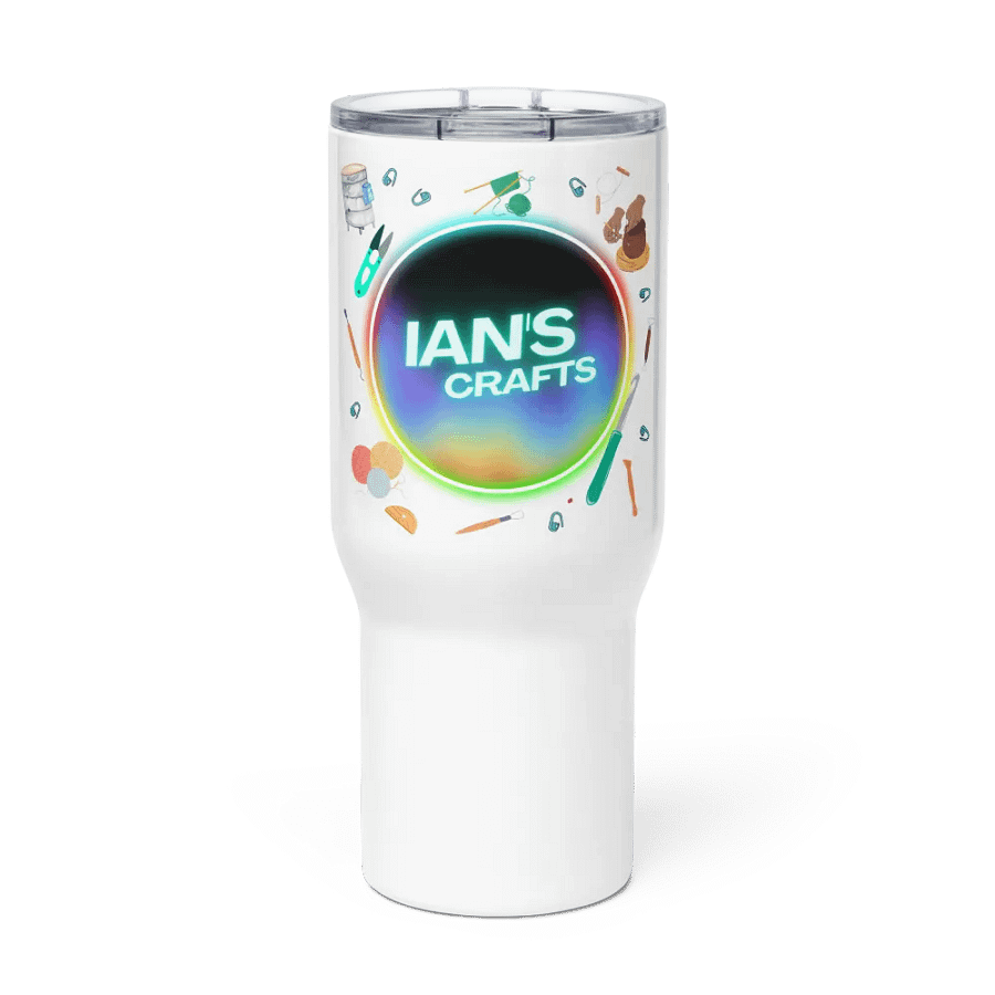 Ian's Crafts Logo Travel Mug with a Handle product image (1)