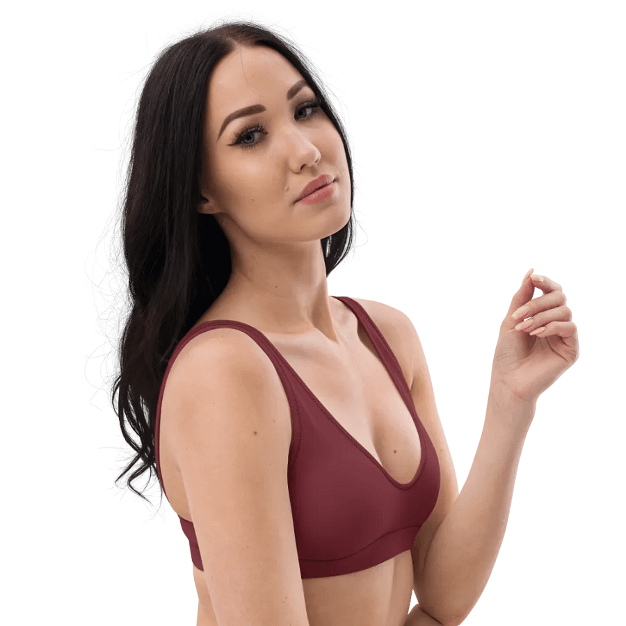 Chocolate Eco-Green Padded Bikini Top product image (3)