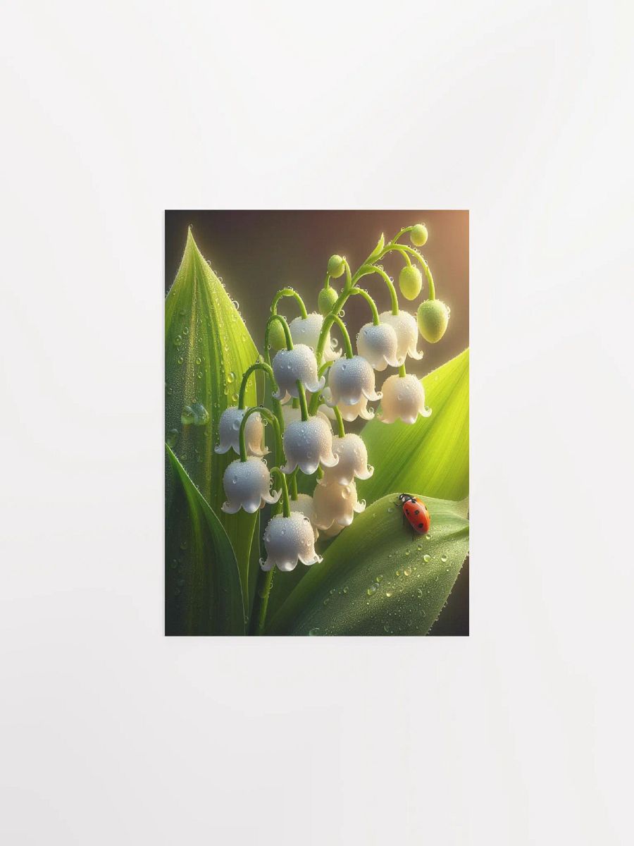 Delicate Lily of the Valley - Enchanting Nature Poster product image (2)