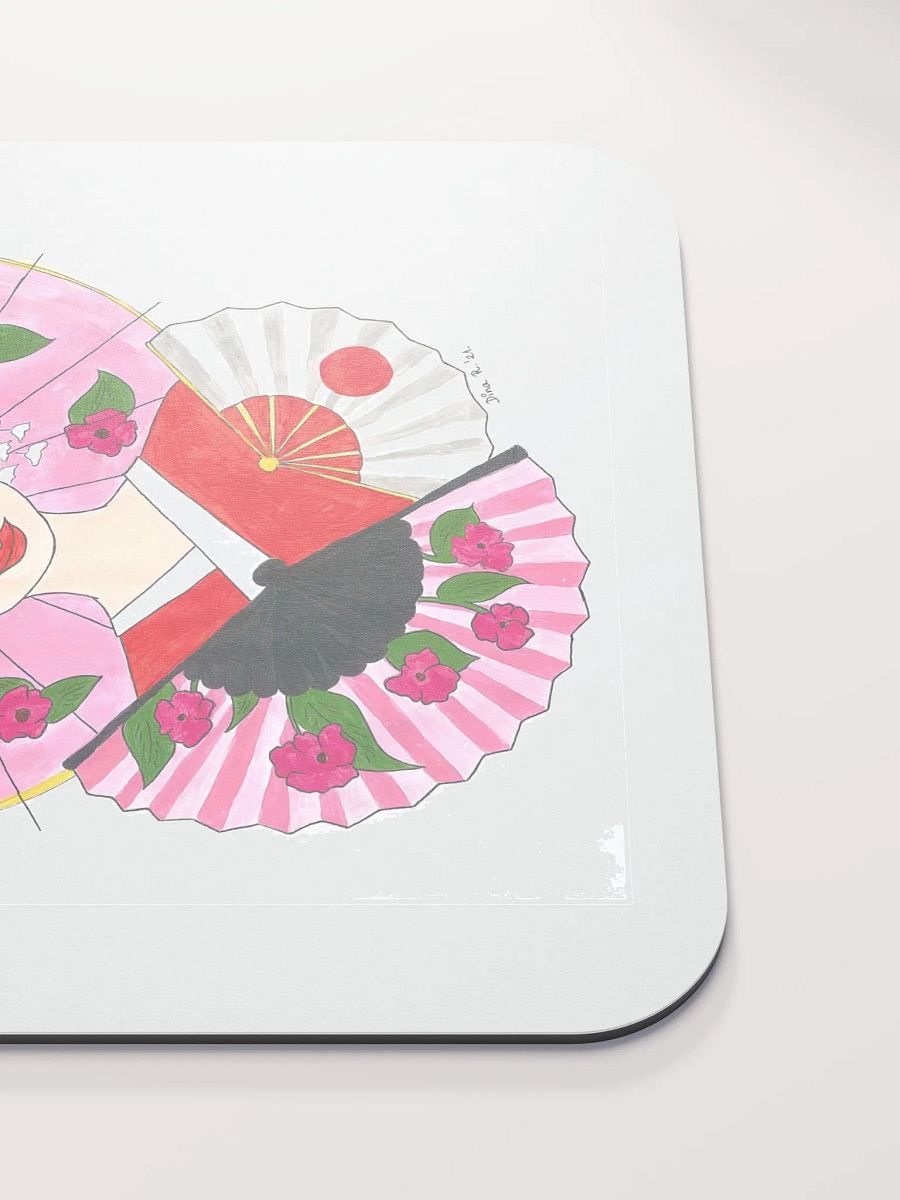 Japanese Geisha (art by Dina R.) acrylic painting - Mouse Pad product image (5)
