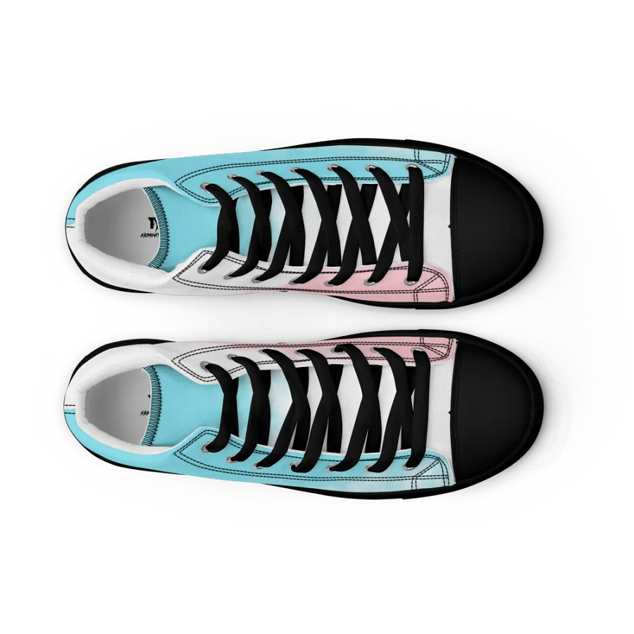 Pastel Dreams High Top Canvas Shoes product image (9)
