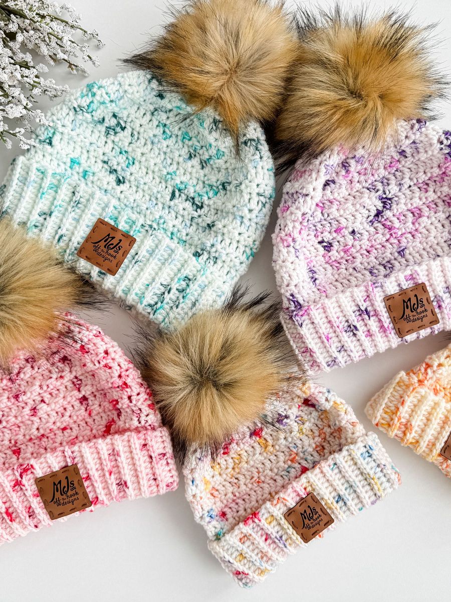 Snowy Season Beanie Crochet Pattern product image (10)