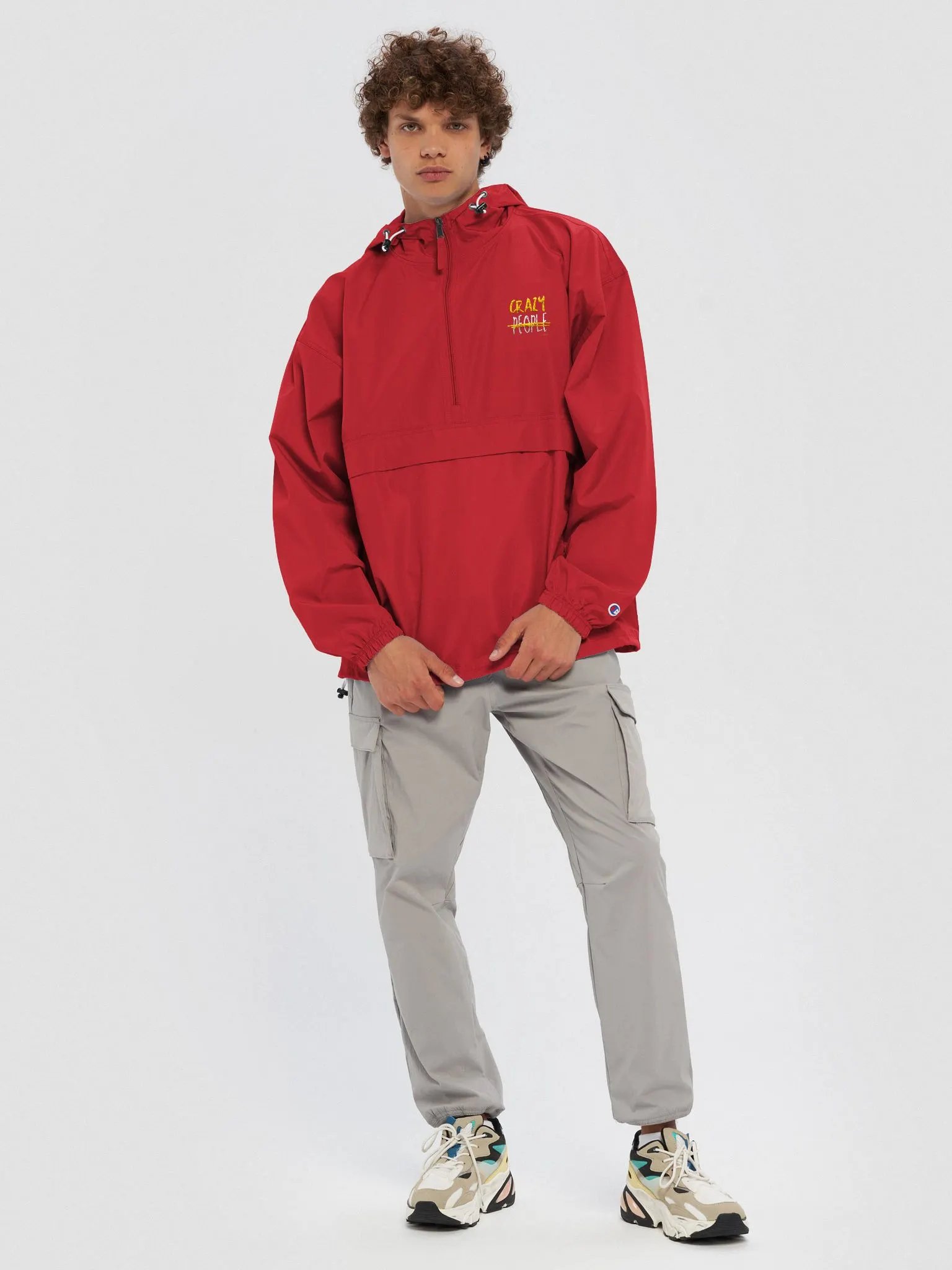 'Crazy People' Packable Jacket product image (2)