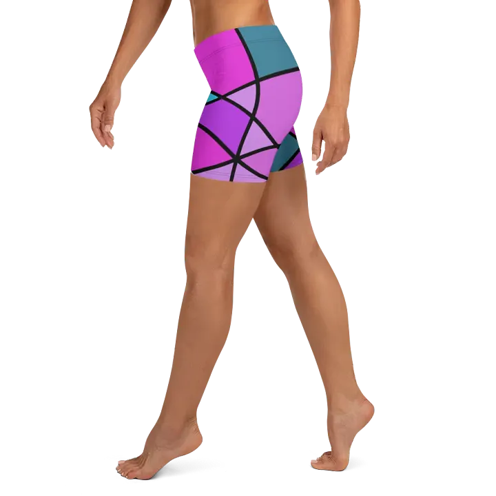 Modern Cool Multi-Colored Geometric Shorts product image (1)