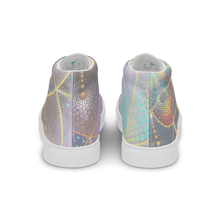 Sanatana Mandala pastell High Top Canvas product image (2)