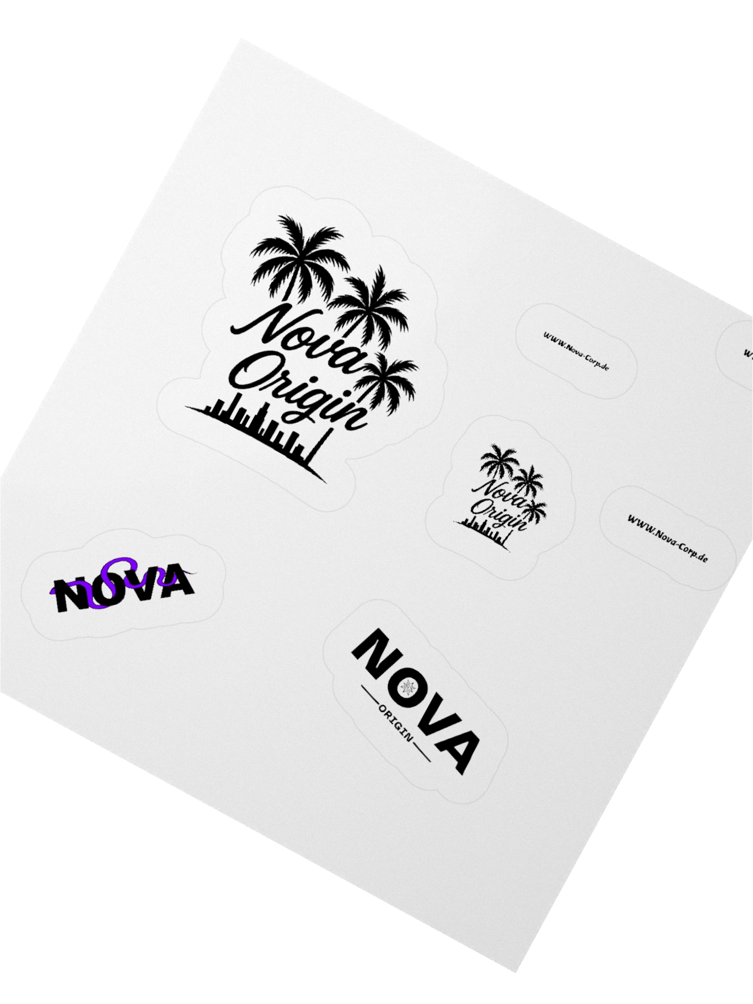 Malibu Nights Kiss Cut Stickers product image (2)