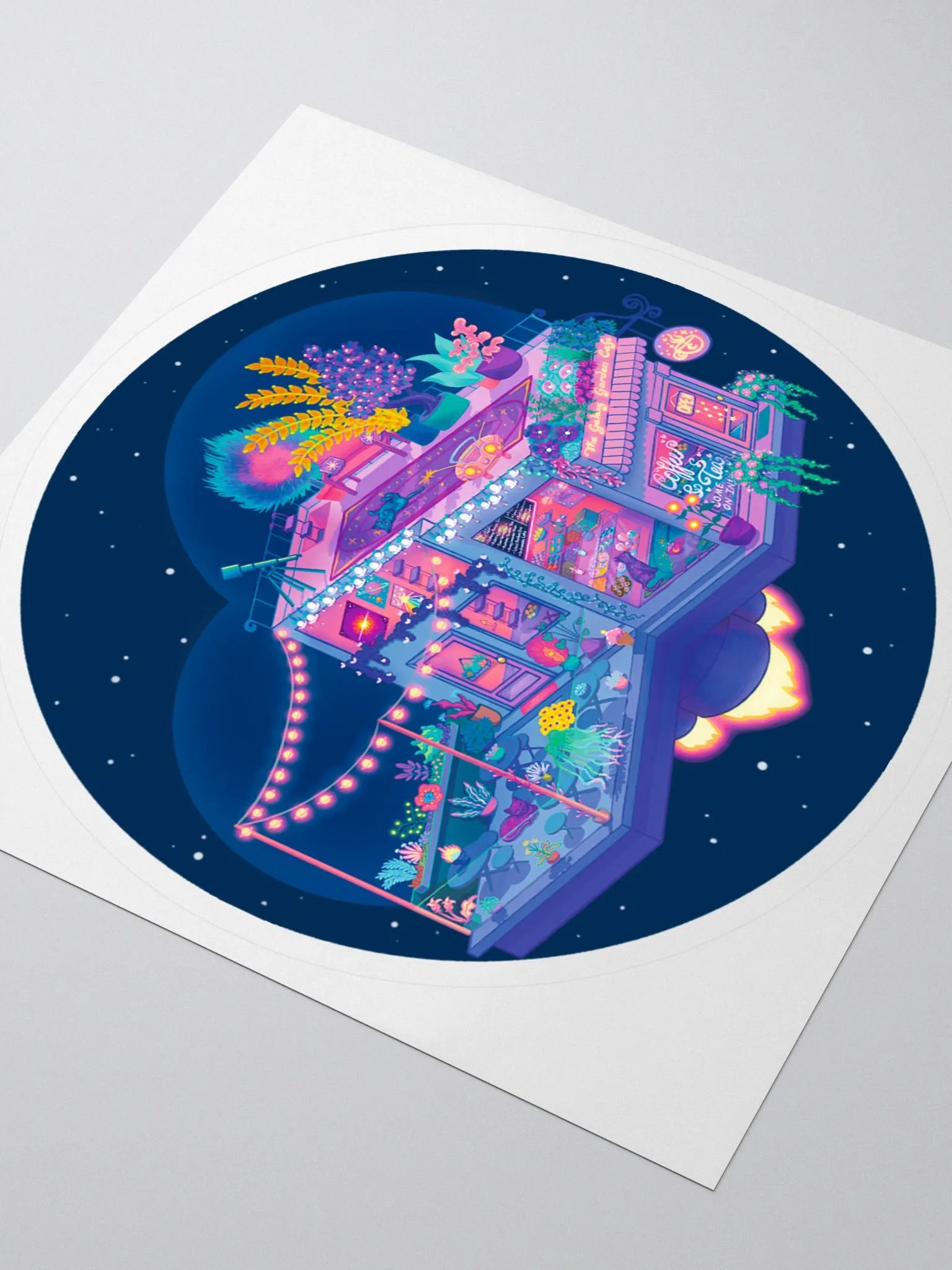Galaxy Garden Cafe - Sticker product image (5)