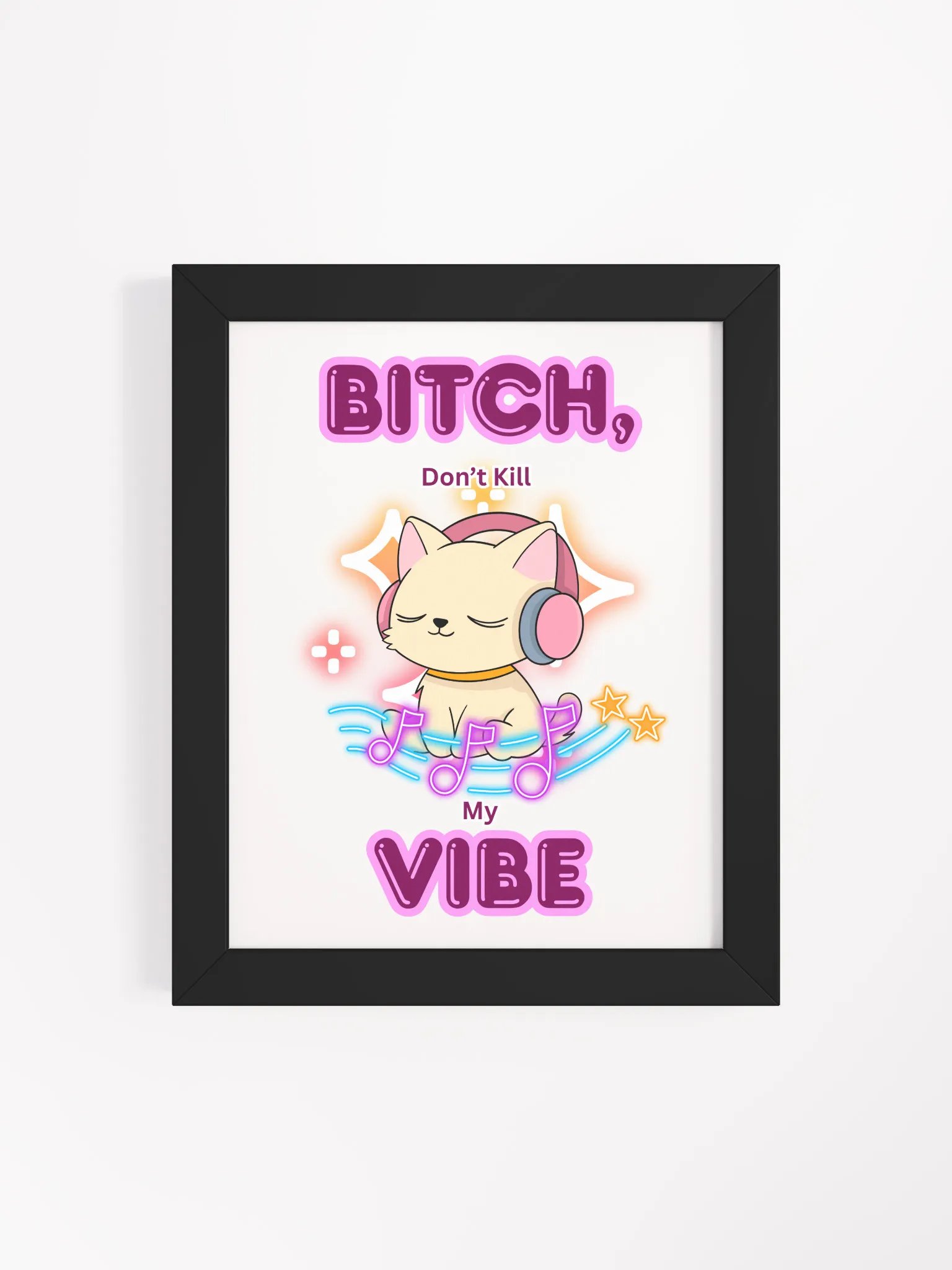 Vibes Check Photo with frame product image (40)