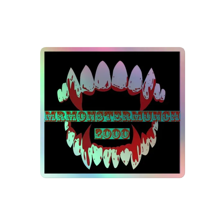 MONSTERMUNCH HOLOGRAPHIC STICKERS product image (2)