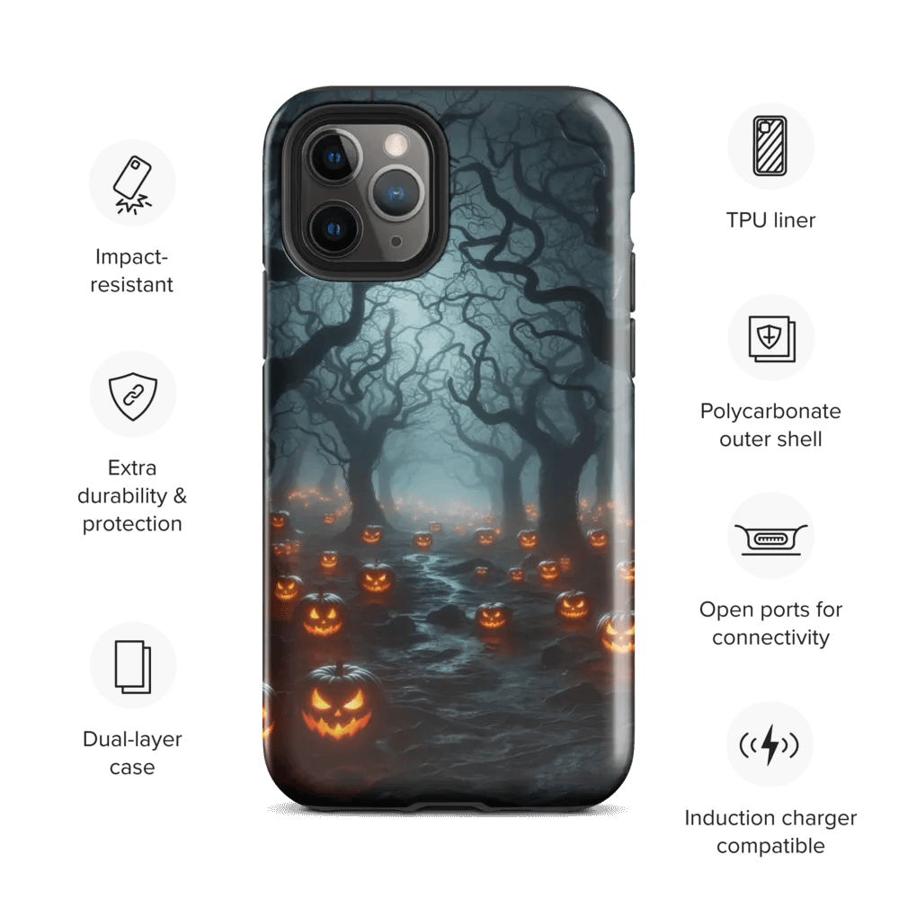 Glowing Jack-o'-Lanterns iPhone® Tough Case product image (3)