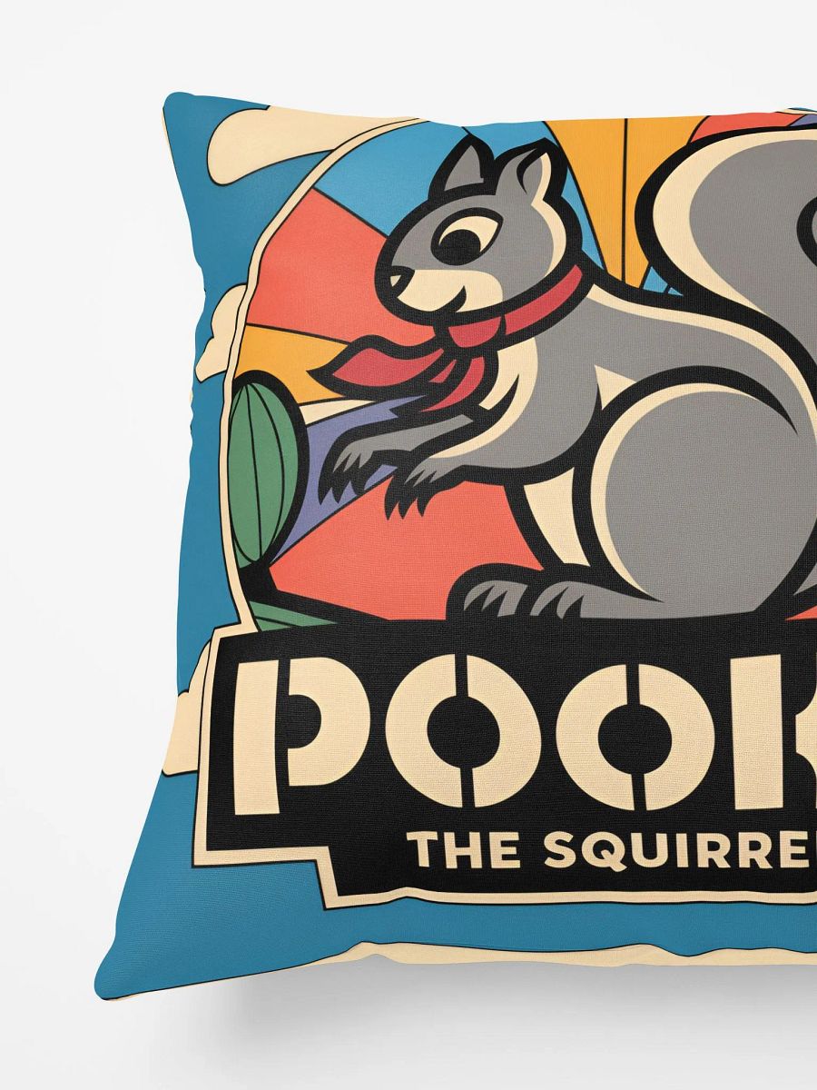 Comfy Pillow: Pooky the squirrel, Colorfuylk, Clouds and blue sky product image (5)