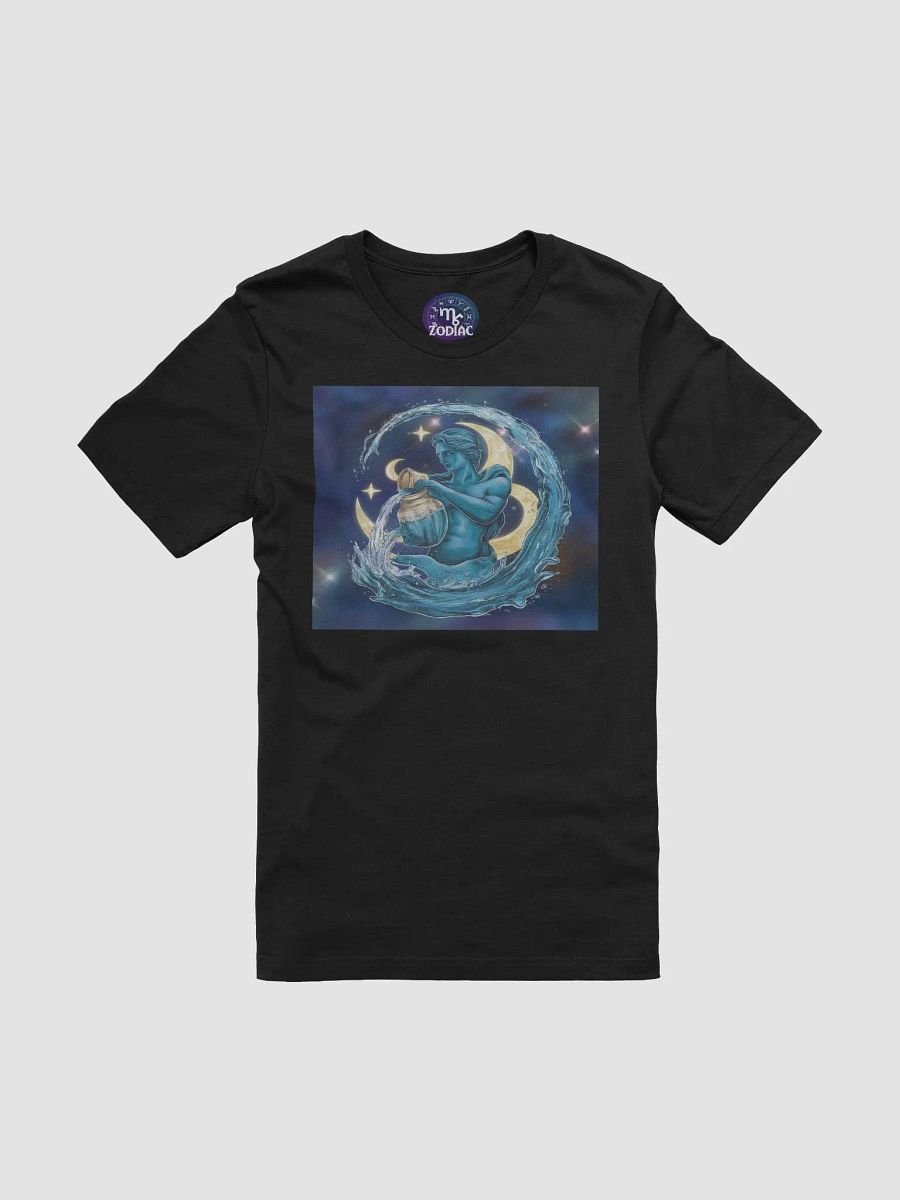 Exclusive Aquarius Zodiac T-Shirt - Unisex Celestial Water Bearer Design product image (3)