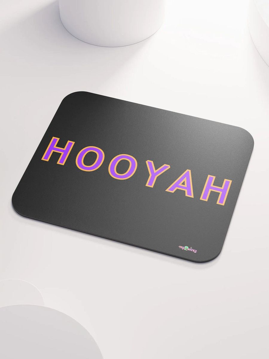 Hooyah Classic Mouse Pad (Black) product image (3)