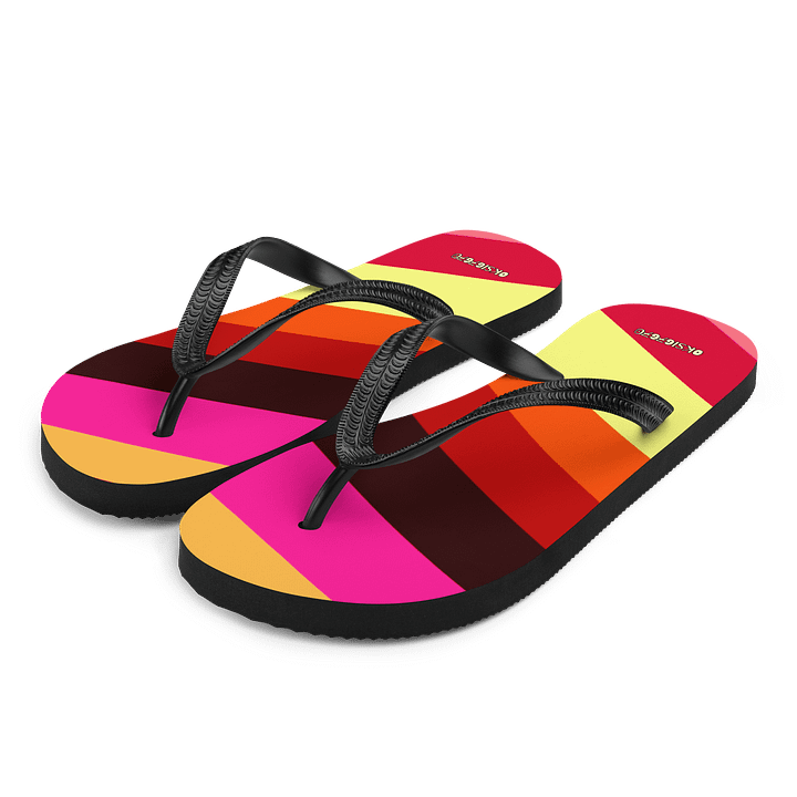 Sunburst Chevron Flip-Flops product image (1)