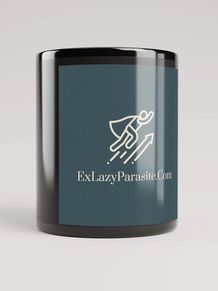 Rising Hero Black Glossy Mug product image (1)