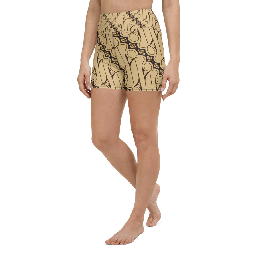 Batik Parang Rusak Yoga Shorts product image (5)