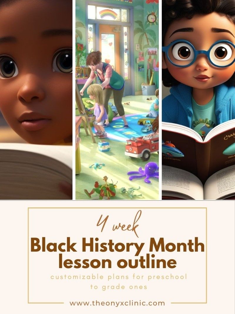 Black History Month 4-Week Lesson Plan Outline product image (1)