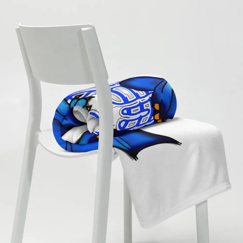 Blue Baby Dragon Blanket product image (8)