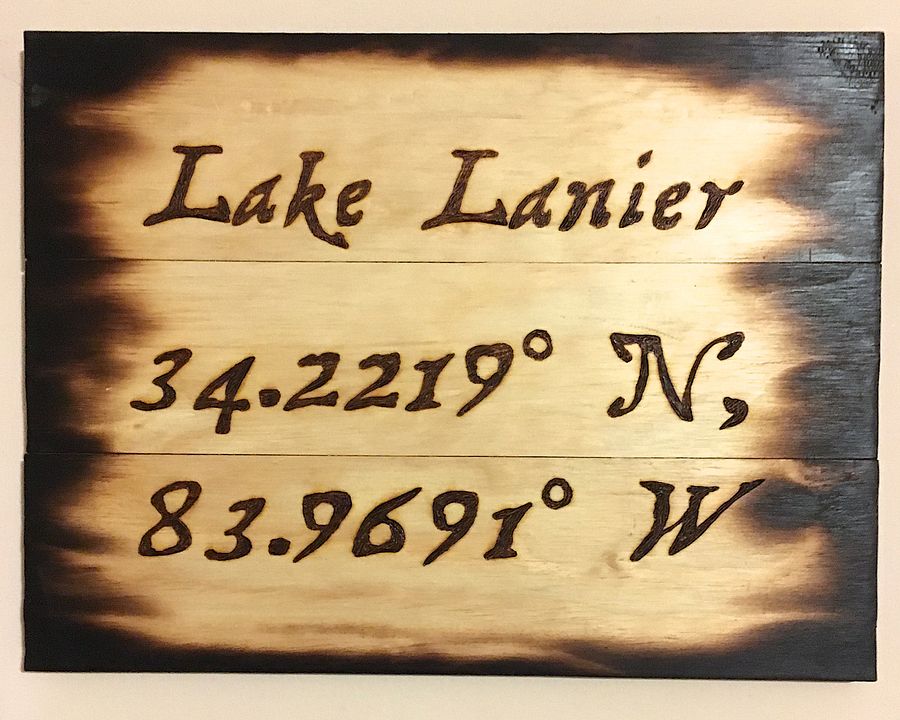 Lake Lanier Coordinates product image (1)