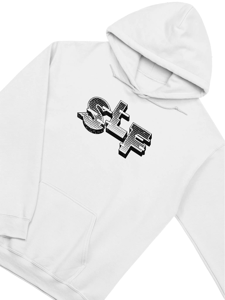 'SLF' GLiTcHeD (Spring-Lock Films) Graphic Hoodie - Black Edition product image (3)