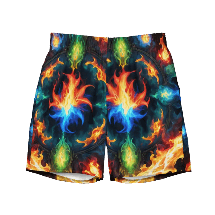 Ethereal Flame All-Over Swim Trunks product image (2)