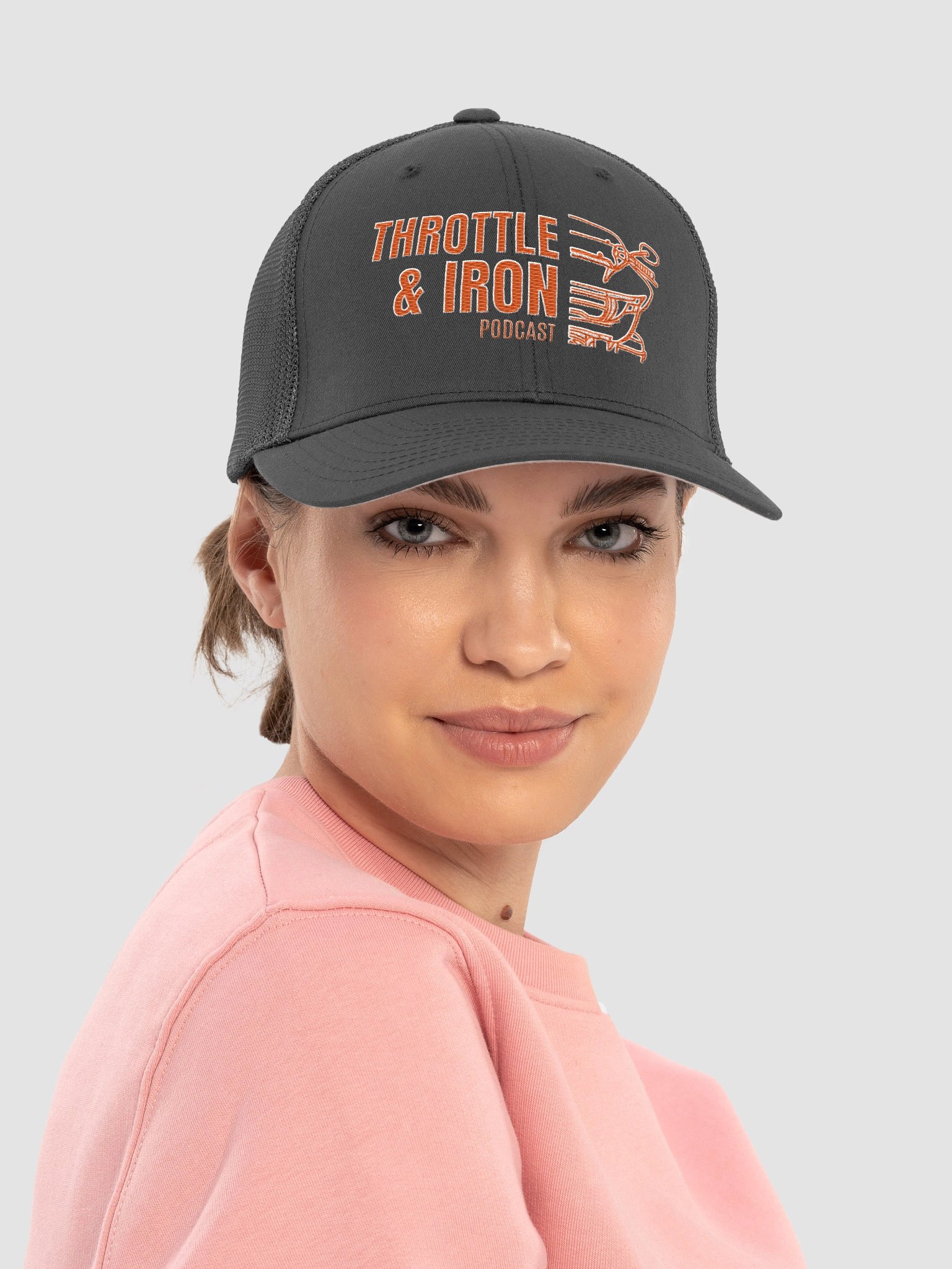 Throttle & Iron Flexfit Trucker – (HDRG) product image (9)