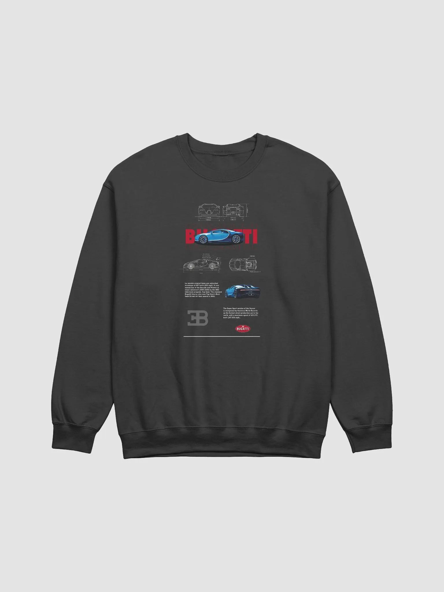 Bugatti Veyron Sweatshirt product image (1)
