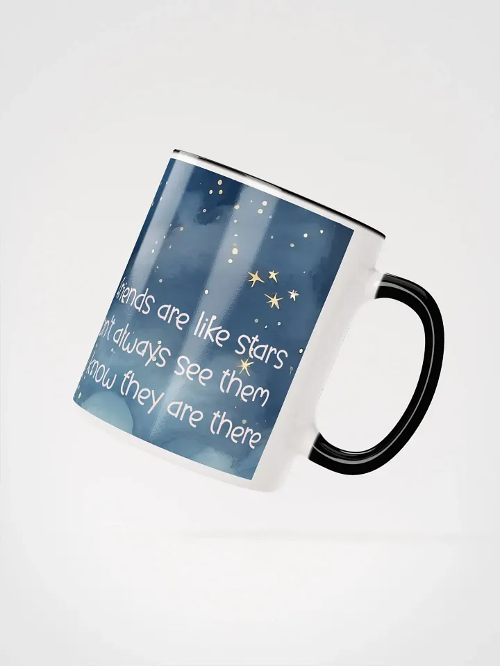 Good Friends Are Like Stars Mug | Celestial-Themed Drinkware | Friendship Quote product image (2)
