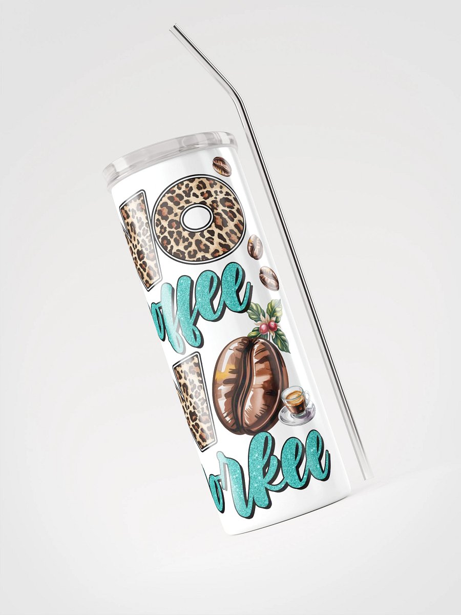 Leopard No Coffee No Workee Tumbler product image (8)