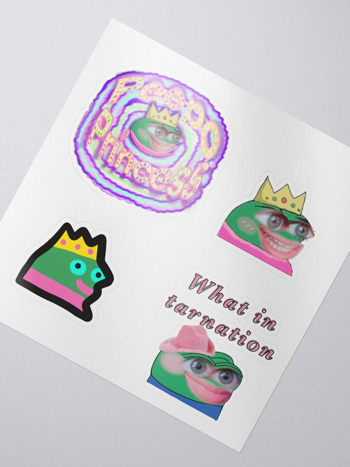 peepo princess stickers product image (2)