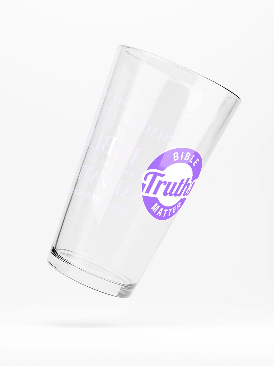 Bible Truths Shaker Pint Glass product image (5)