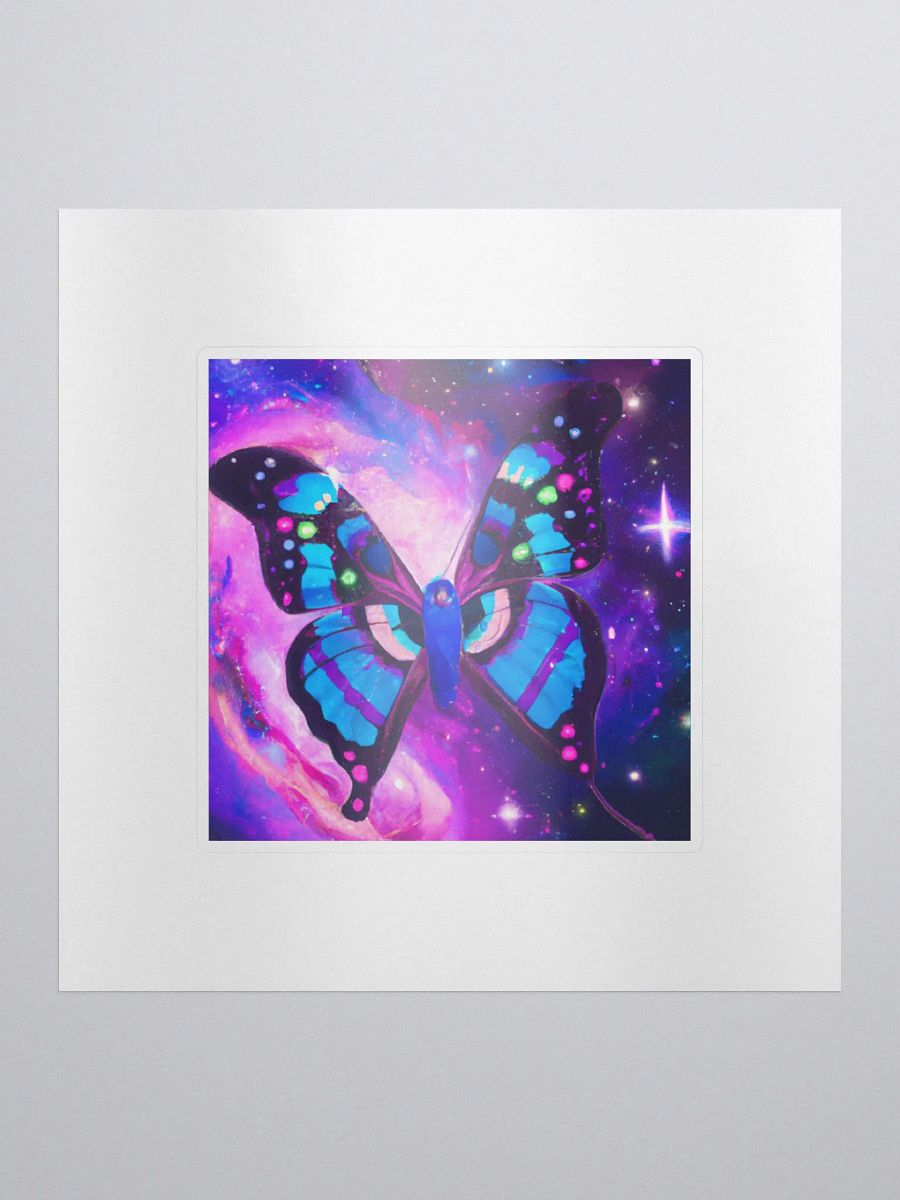 Cute Galactic Butterfly Sigma Sticker product image (1)