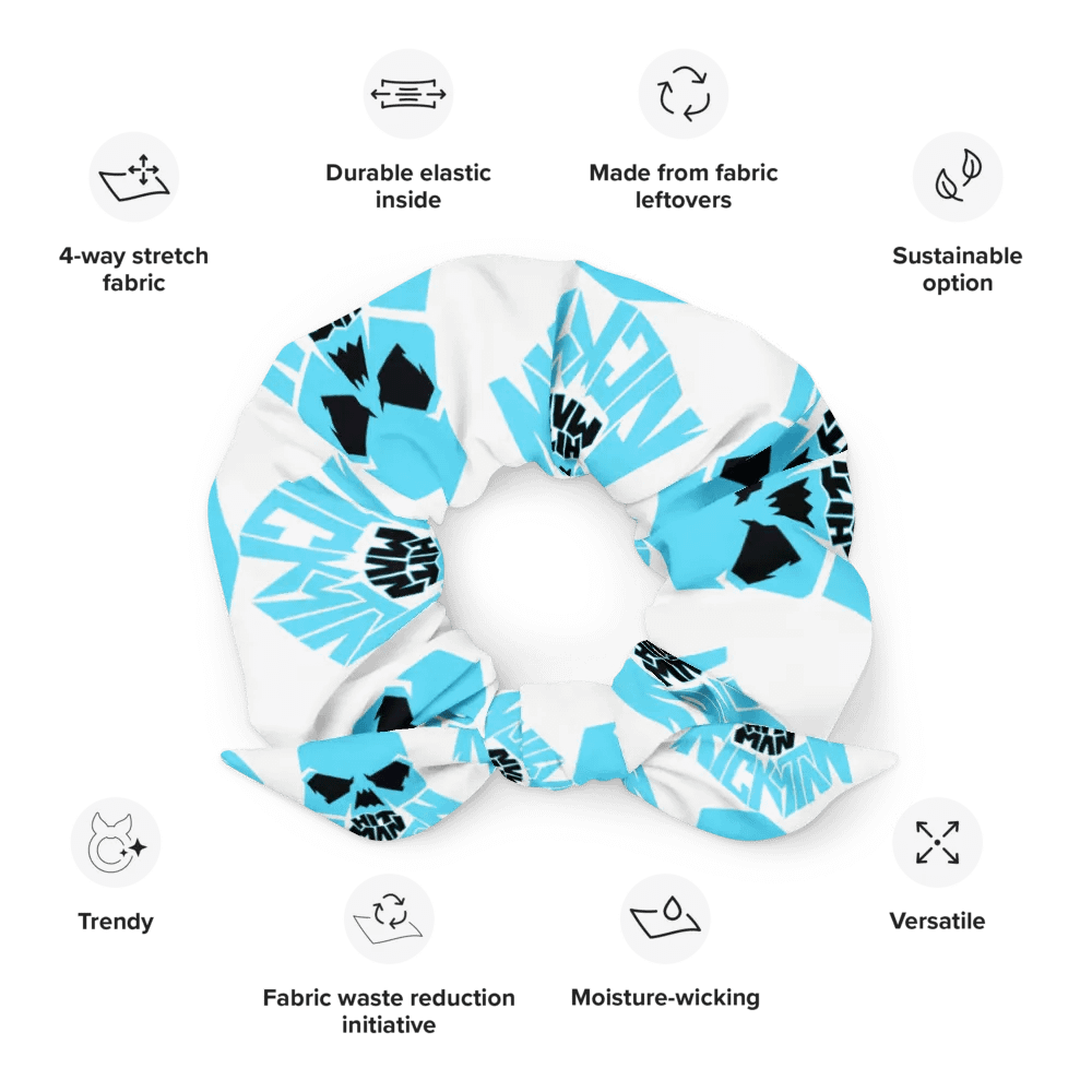 Black Beard Scrunchie (Teal) product image (12)