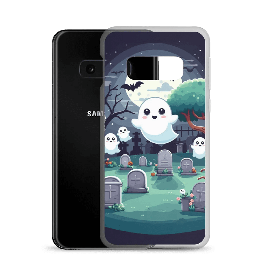 Spooky Ghosts Clear Samsung® Case product image (21)