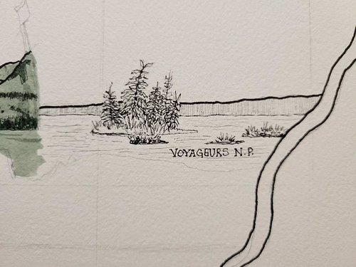 Inktober National Park Project - day 12: #voyageursnationalpark
.
.
#art #inktober #ink #inkart #inkdrawing #drawing #draw #a...