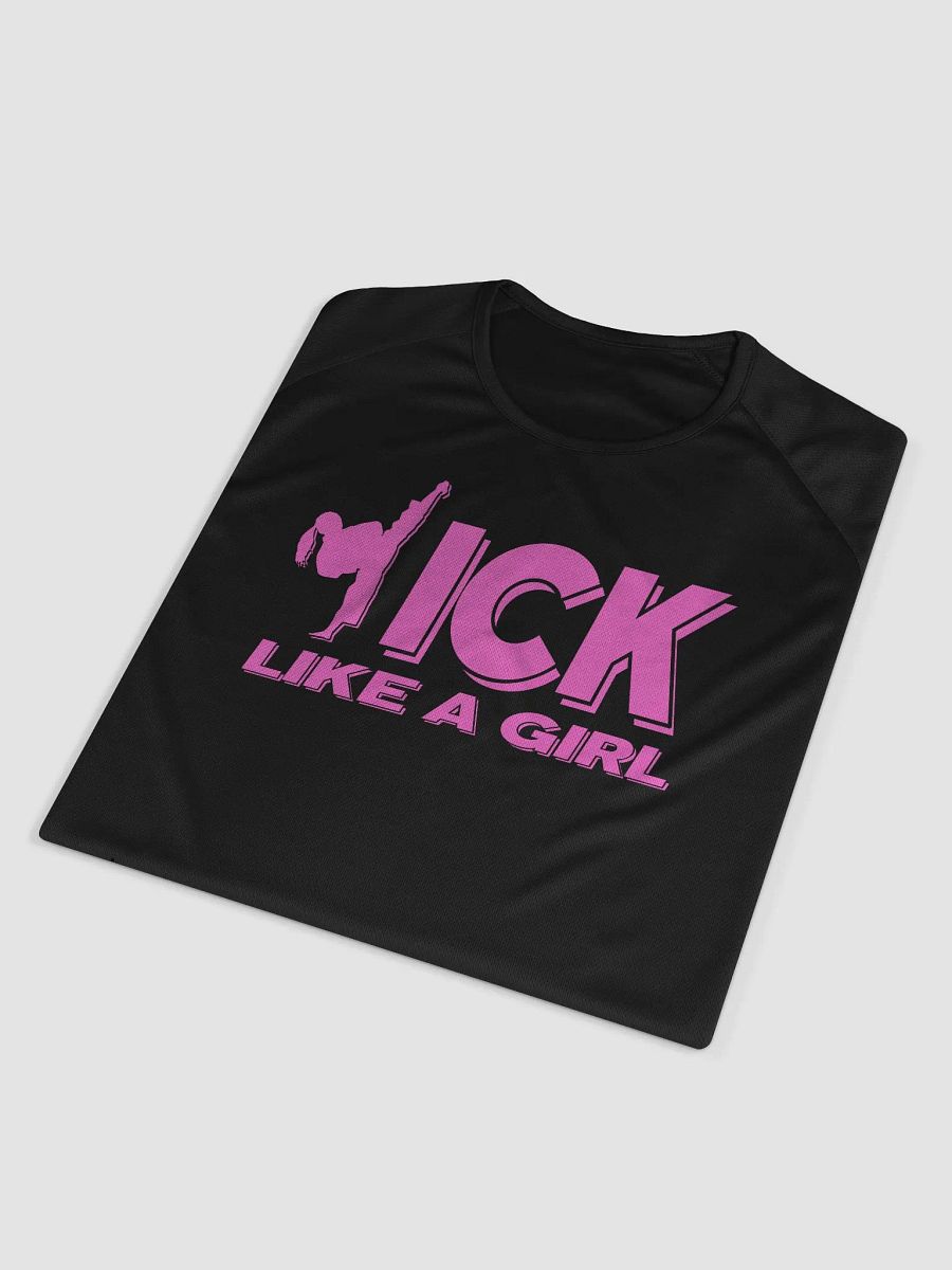 Kick Like a Girl Martial Arts Unisex Sports Jersey T-Shirt product image (3)