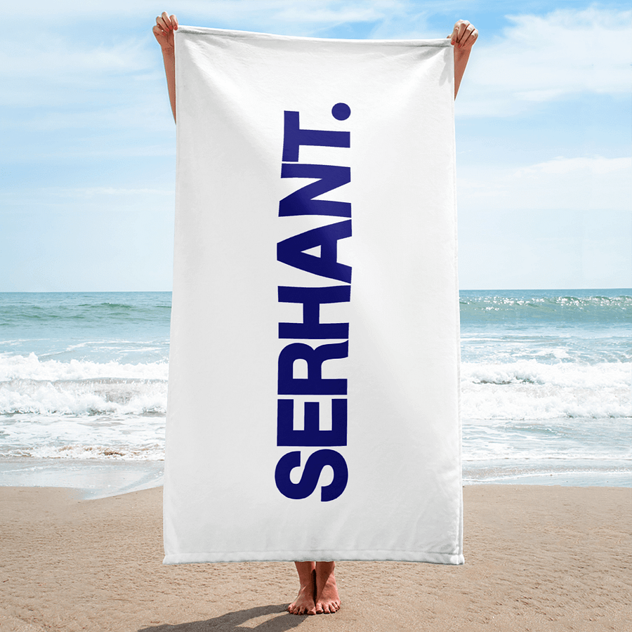 SERHANT. White Beach Towel product image (3)
