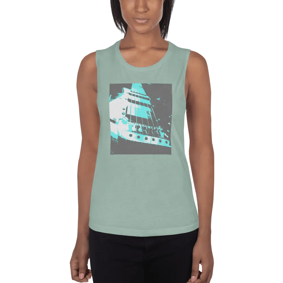 Blue Guitar Melody Muscle Tank product image (3)