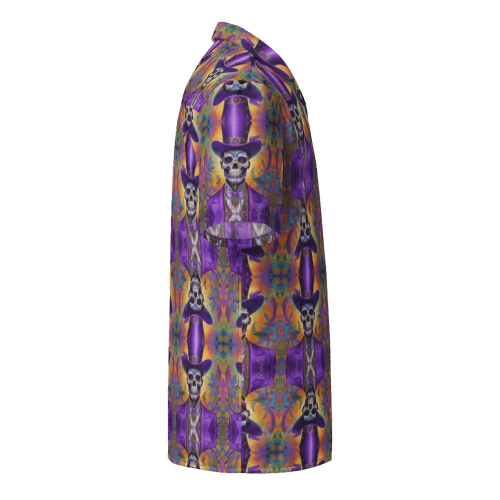 Psychedelic Skeletons Hawaiian Shirt product image (8)