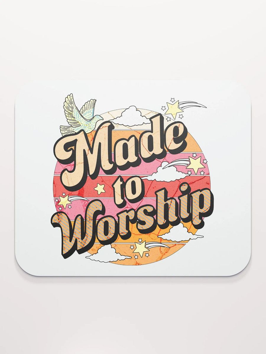 Made To Worship Whimsical Mouse Pad product image (2)