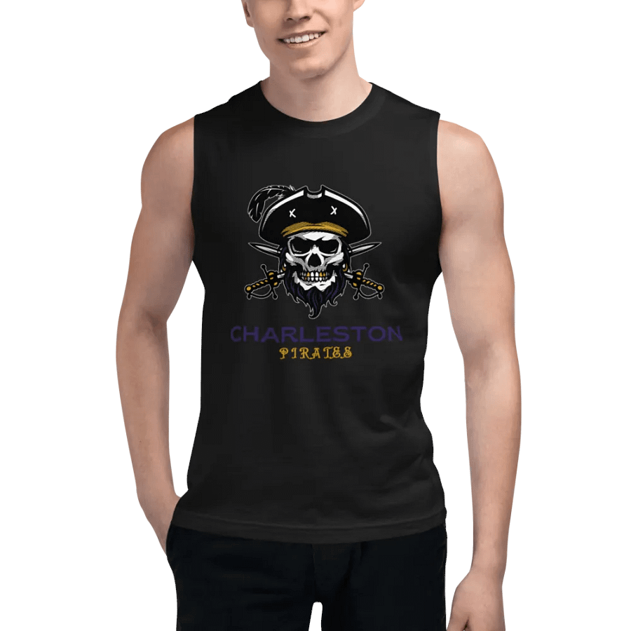 Charleston Pirates Team Muscle T-Shirt product image (6)