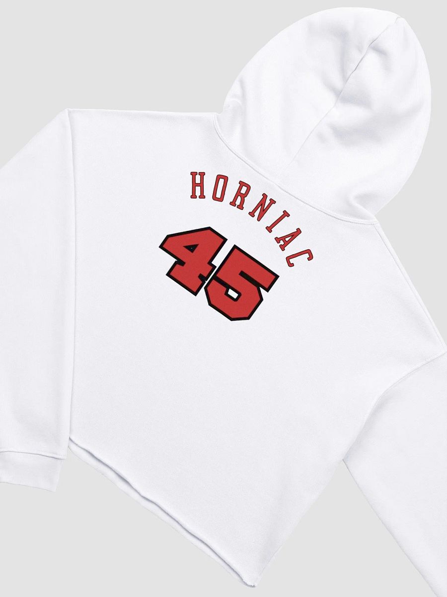 Horns Over Hoops Fusion Crop Hoodie product image (4)