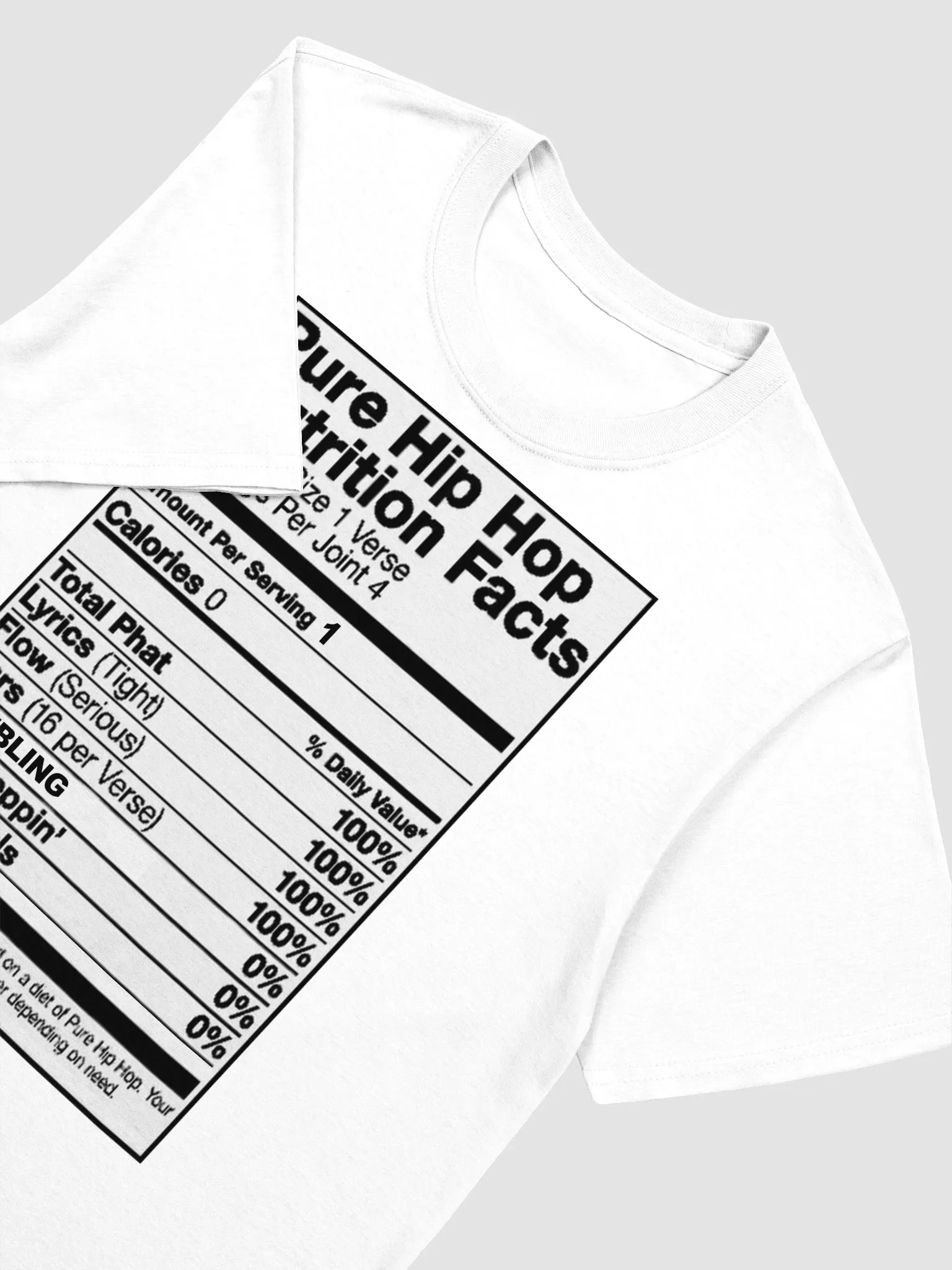 PURE HIP HOP NUTRITION FACTS product image (3)