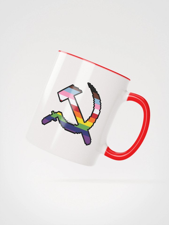 Progressive Pride Hammer & Sickle Ceramic Mug product image (47)