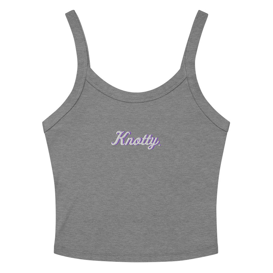 New Edition Women's Micro-Rib Tank Top (Embroidered) product image (2)